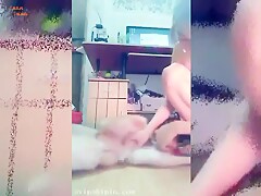 asian girl suck fuck dog
